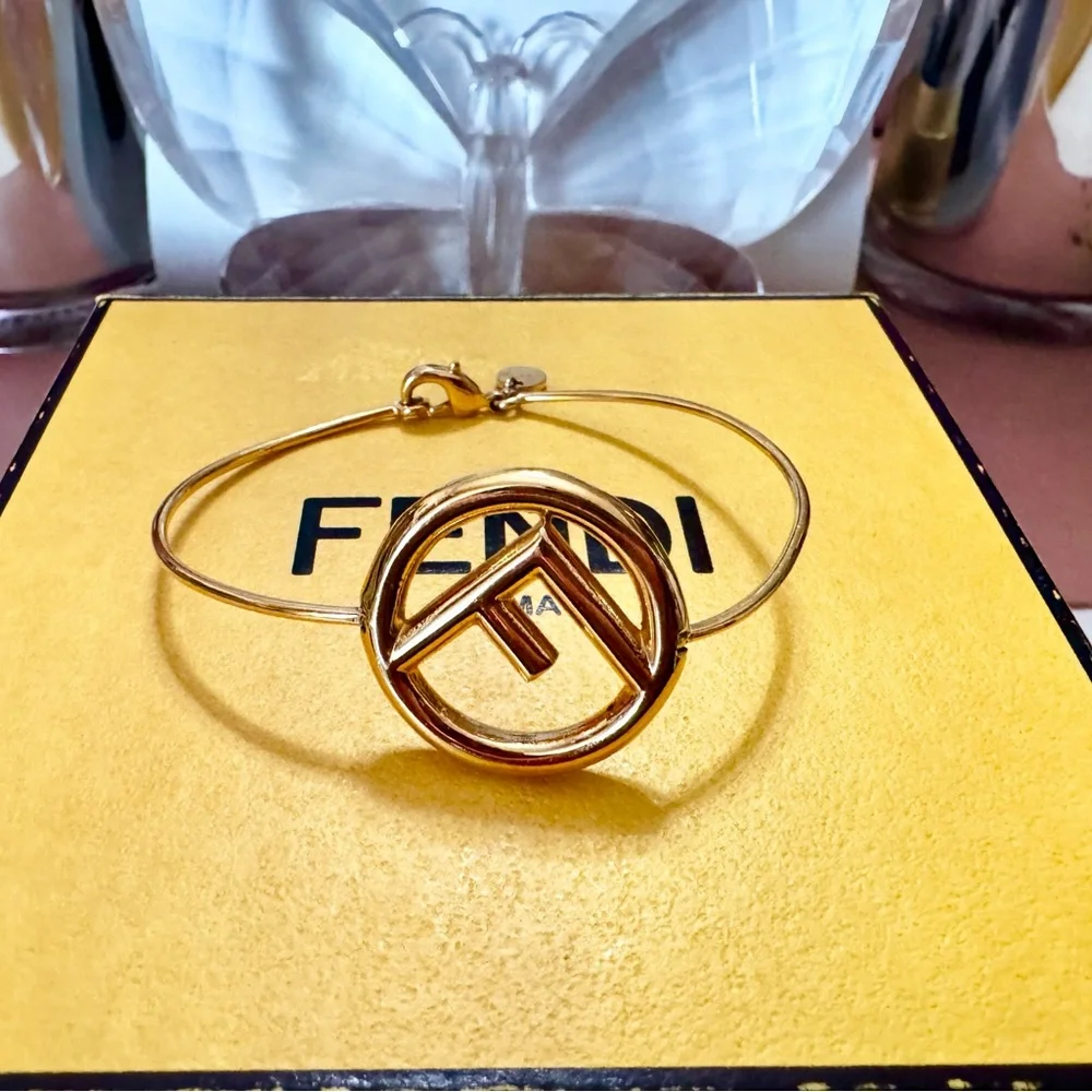 Gold Fendi Bracelet